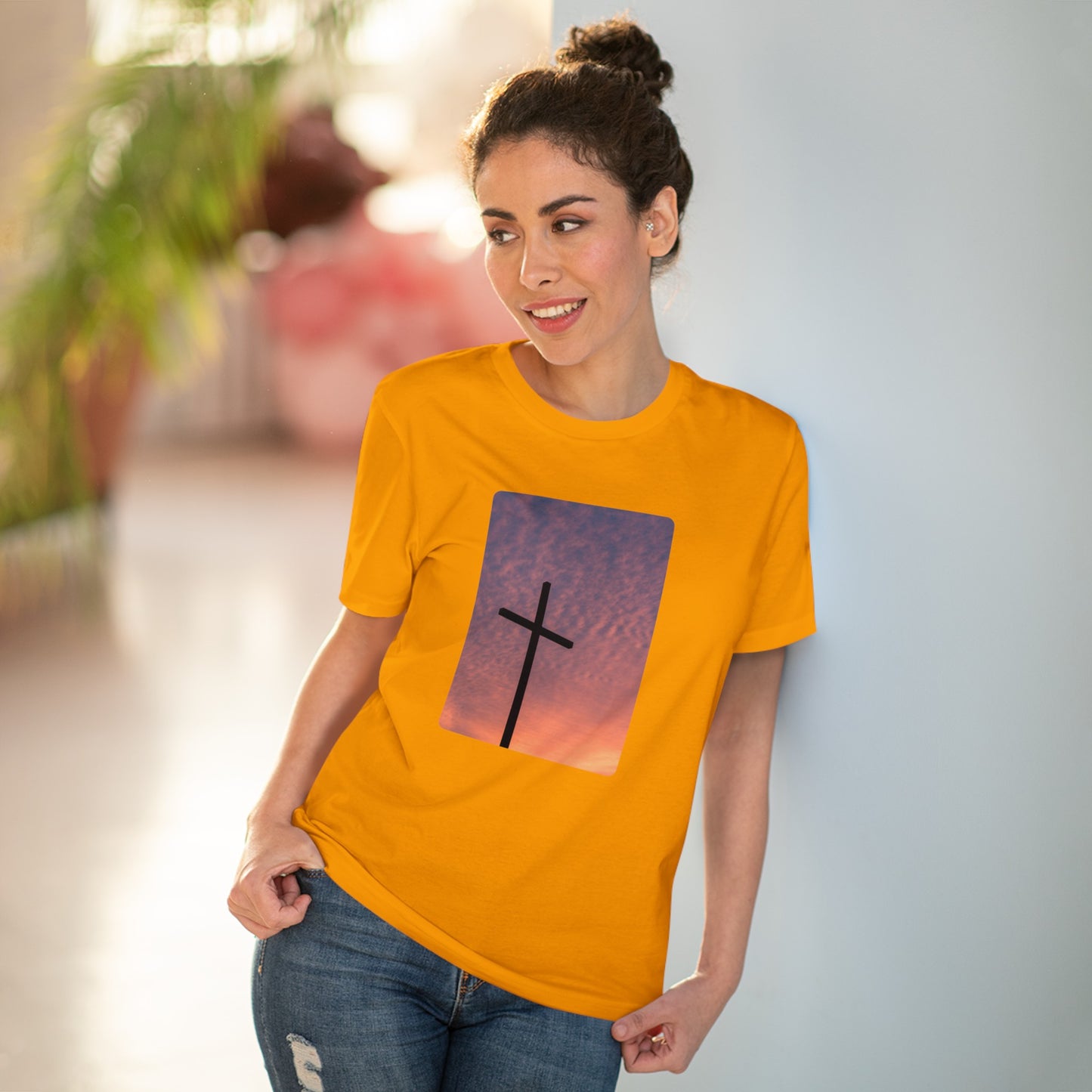 Sunset Crucifix - T-shirt