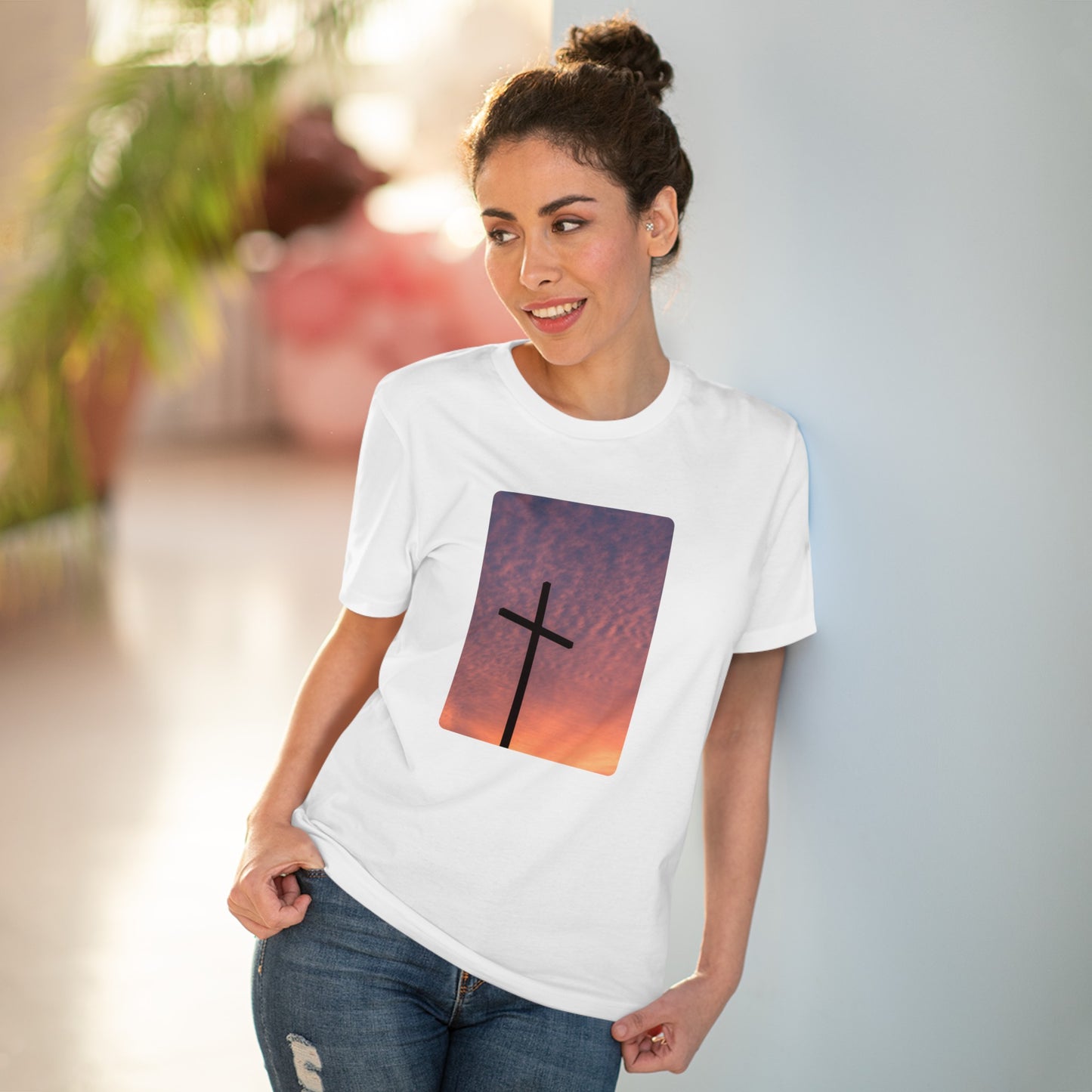 Sunset Crucifix - T-shirt